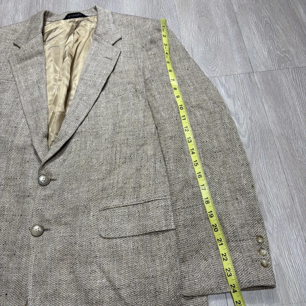 Vintage 1980s BURBERRY‎ Pure 100% Silk Tapestry Woven Sport Coat Blazer Mens 42
